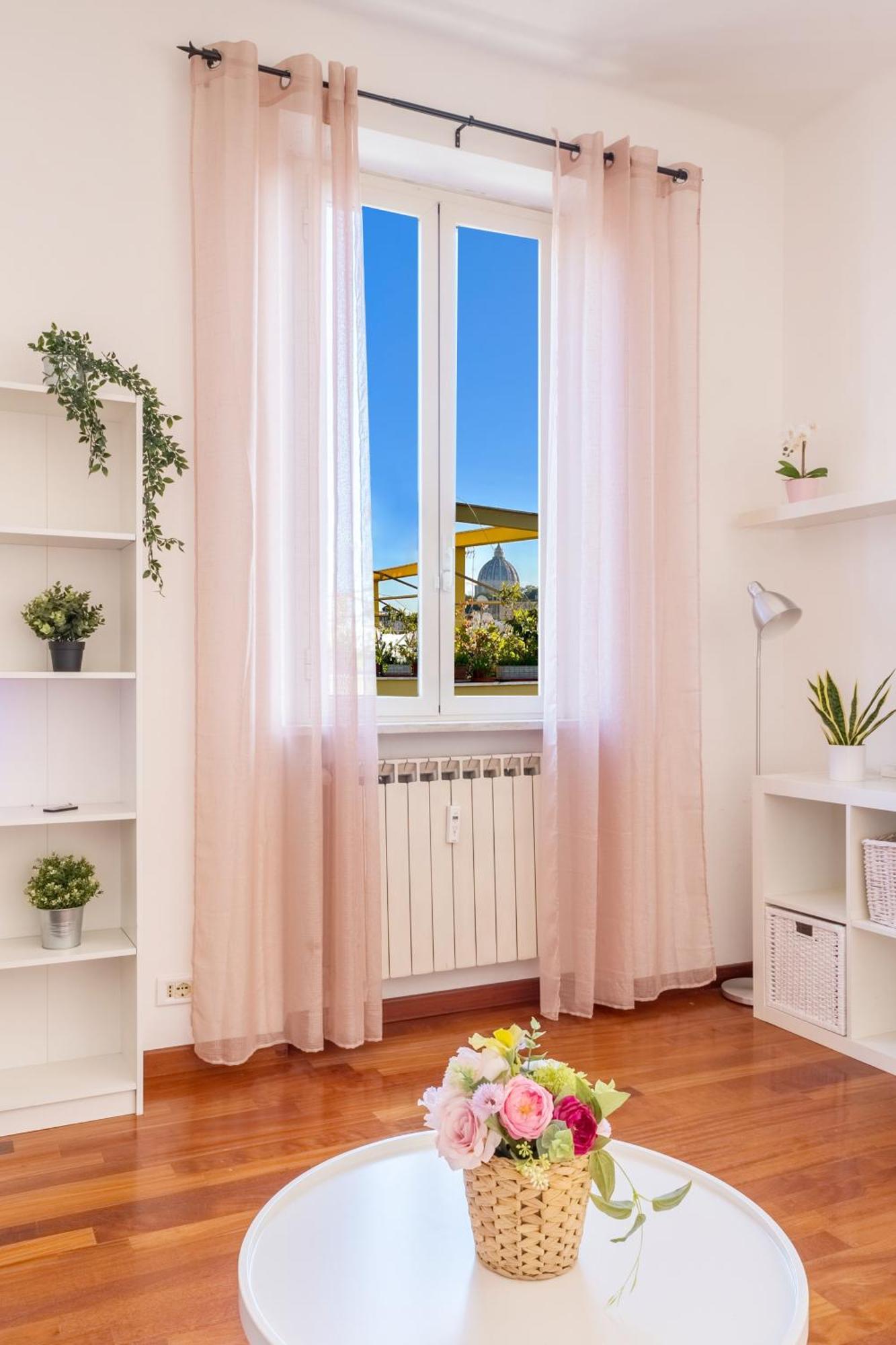 Welcome Dhome - Cozy Penthouse With St. Peter View ローマ エクステリア 写真
