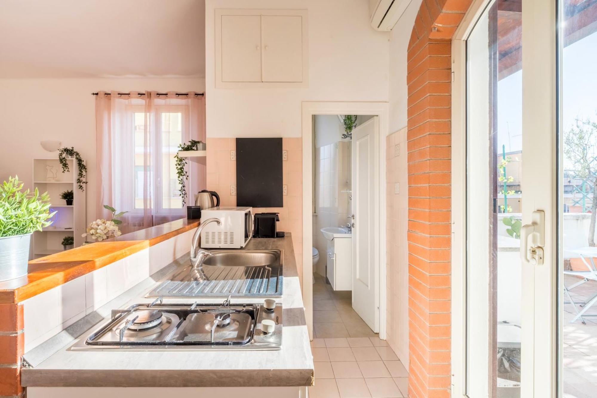 Welcome Dhome - Cozy Penthouse With St. Peter View ローマ エクステリア 写真
